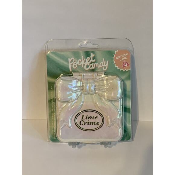 Lime Crime Pocket Candy 5 Shade FACE & EYESHADOW PALETTE Birthday Cake NEW - Picture 3 of 10